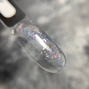 Топ без липкого шару Saga Professional Top Crush 02 з пластівцями потали, 9 мл. Photo 2